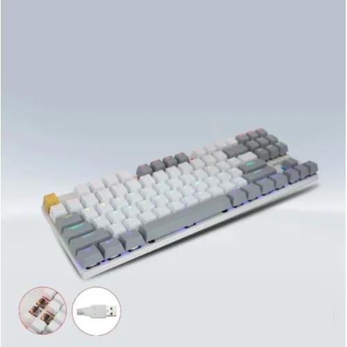 JEDEL KL-109 Mechanical Gaming Keyboard Two Color Keycap - Image 2