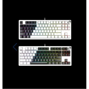 JEDEL KL-106 RGB Mechanical Keyboard With Multimedia Knob