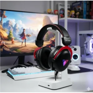 JEDEL GH581 RGB Lighting Gaming Headset With Dynamic ANC Microphone